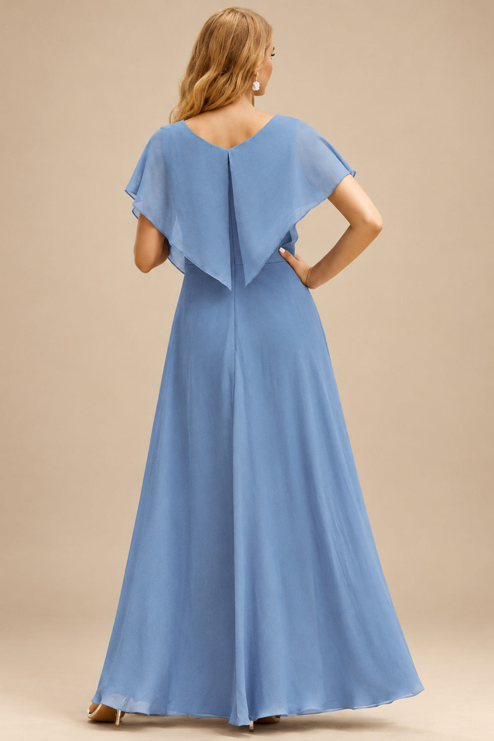 Rutipo Dusty Blue Cowl Sweetheart Neck Tight Homecoming Dress with Embellished Illusion Corset