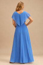 Rutipo Royal Blue Cowl Sweetheart Neck Tight Homecoming Dress with Embellished Illusion Corset
