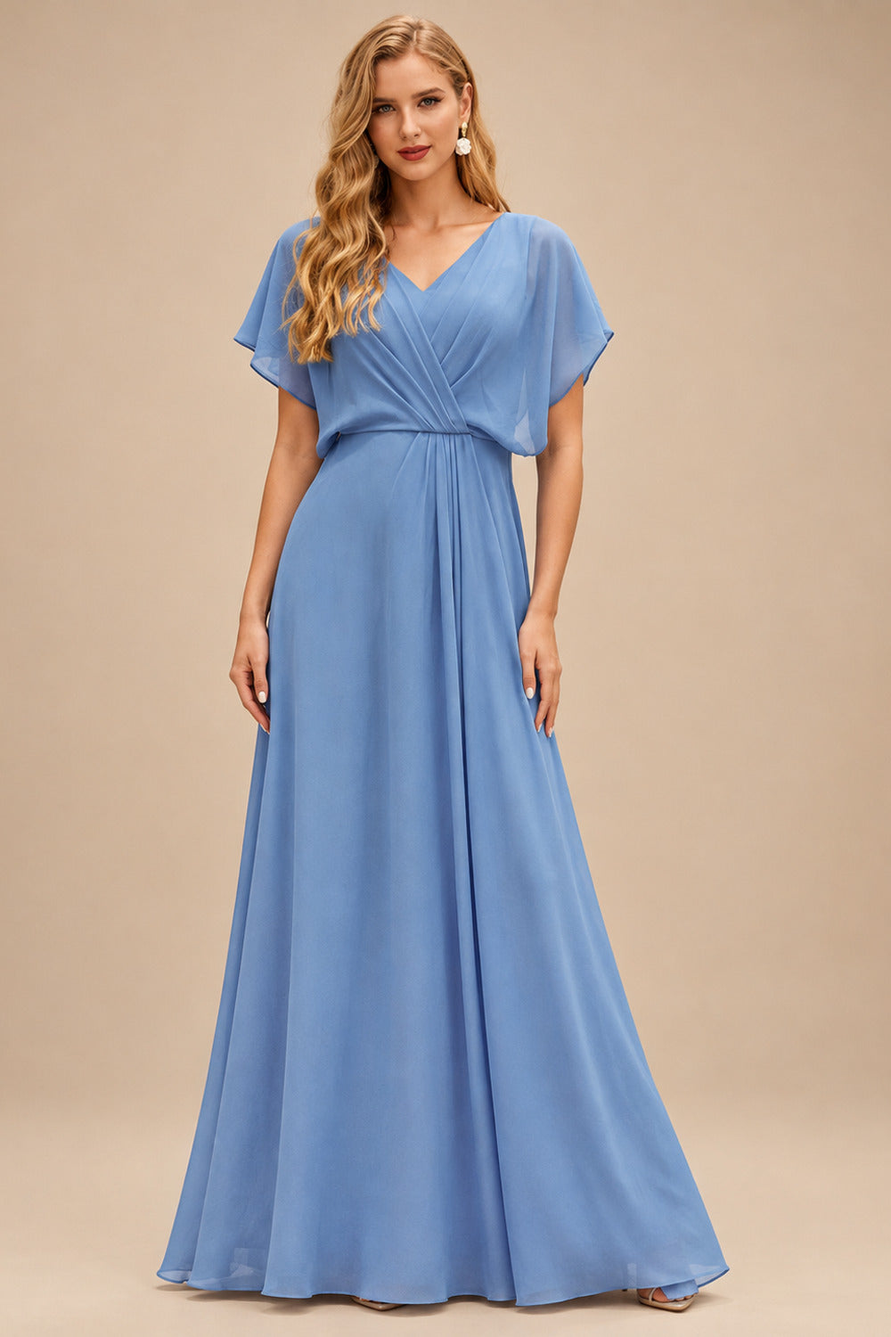 Rutipo Dusty Blue Fitted Sheer Sequins Corset Slit Homecoming Dress with Spaghetti Straps