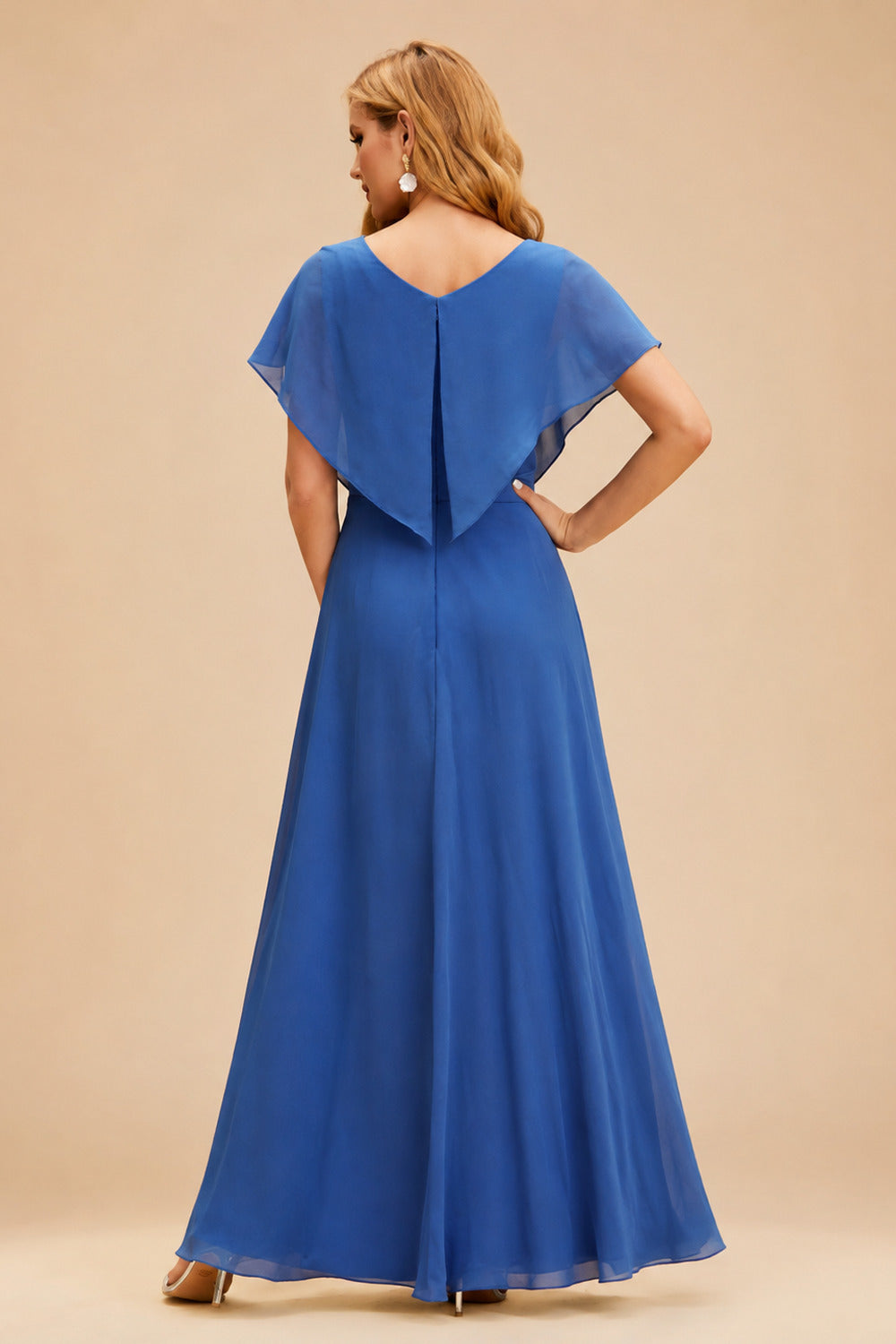 Rutipo Navy Blue Fitted Sheer Sequins Corset Slit Homecoming Dress with Spaghetti Straps
