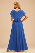 Rutipo Navy Blue Fitted Sheer Sequins Corset Slit Homecoming Dress with Spaghetti Straps