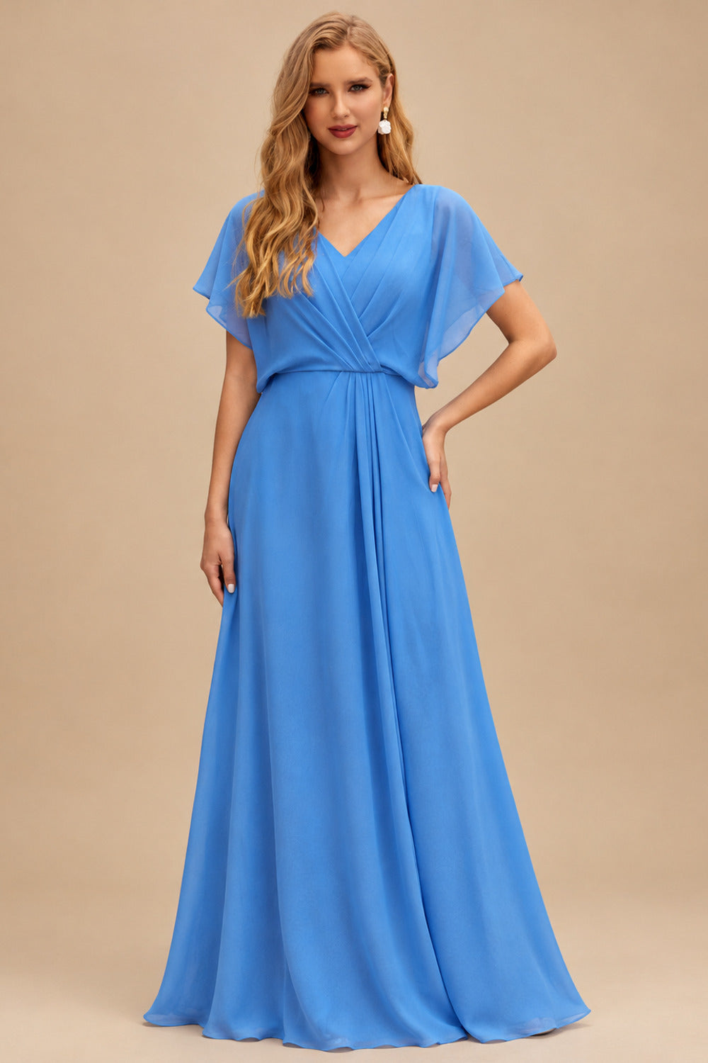 Rutipo Ocean Blue Strapless Fitted Homecoming Dress with Lace Corset Bodice Ruched Skirt