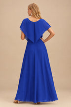 Rutipo Royal Blue Strapless Fitted Homecoming Dress with Lace Corset Bodice Ruched Skirt