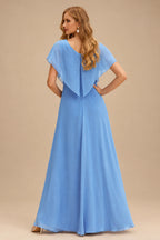 Rutipo Sky Blue Strapless Fitted Homecoming Dress with Lace Corset Bodice Ruched Skirt