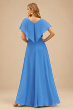Rutipo Ocean Blue Off-Shoulder Sequin Lace-Up Homecoming Dress with Sheer Corset