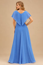 Rutipo Royal Blue Off-Shoulder Sequin Lace-Up Homecoming Dress with Sheer Corset