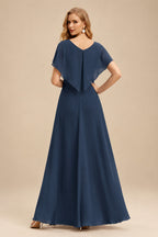 Rutipo Dark Navy Strapless Bodycon Homecoming Dress with Twist Front and Lace-Up Back