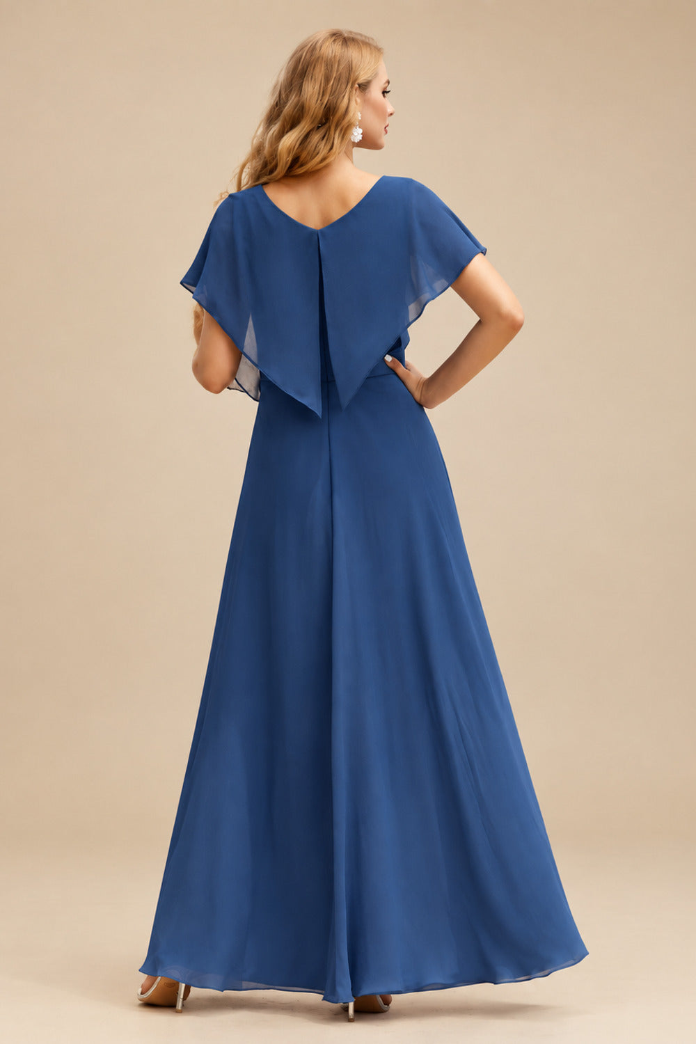 Rutipo Navy Blue Strapless Bodycon Homecoming Dress with Twist Front and Lace-Up Back