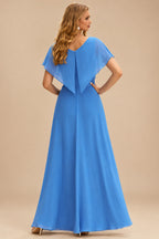 Rutipo Ocean Blue Strapless Fitted Ruched Homecoming Dress with Embellished Corset