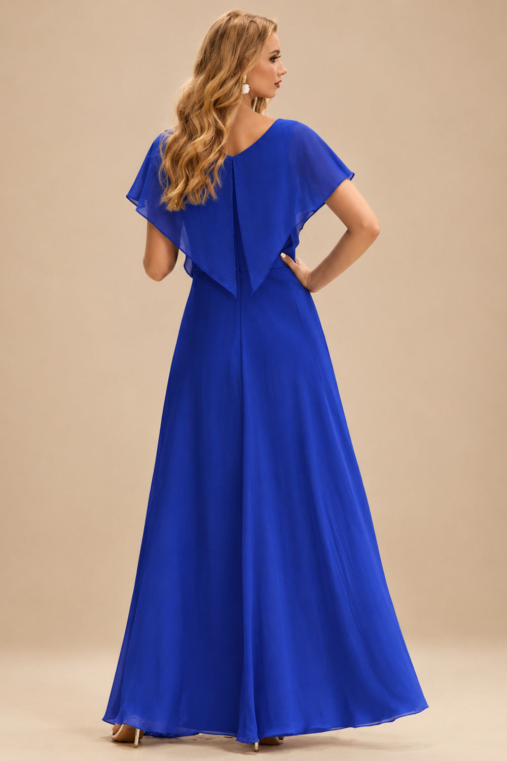 Rutipo Royal Blue Strapless Fitted Ruched Homecoming Dress with Embellished Corset