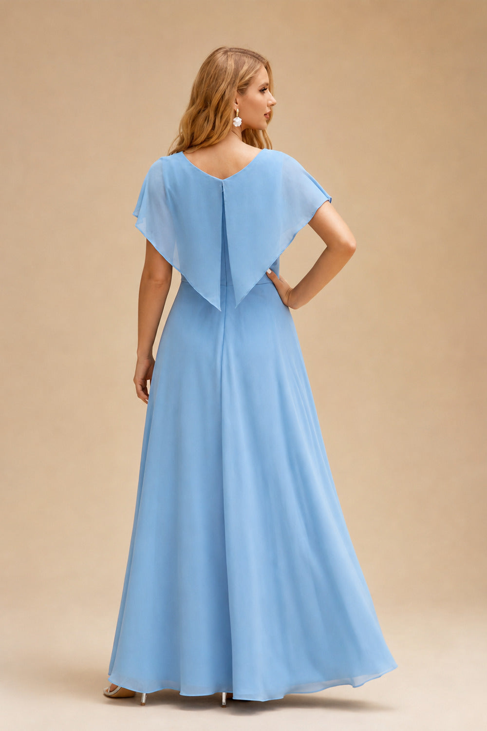 Rutipo Light Blue Floral A-line Floral Butterfly Brocade Strapless Corset Bubble Homecoming Dress