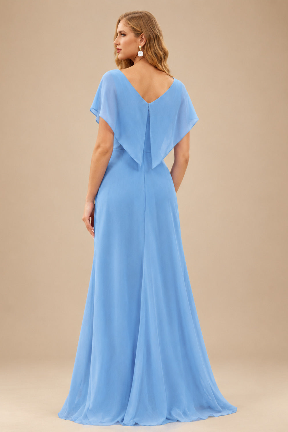 Rutipo Sky Blue Fitted Strapless Sweetheart Sheer Corset Sequins Prom Dress With Slit