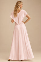 Rutipo Blush Sheath Strapless Satin Mini Homecoming Dress with Floral Beaded Corset Bodice