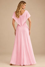 Rutipo Blushing Pink Sheath Strapless Satin Mini Homecoming Dress with Floral Beaded Corset Bodice