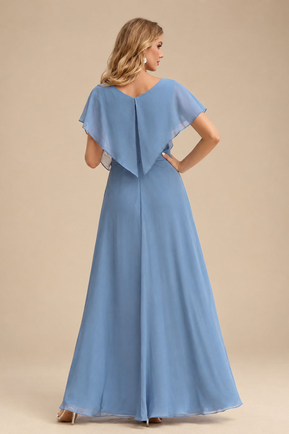 Rutipo Dusty Blue Sheath Strapless Satin Mini Homecoming Dress with Floral Beaded Corset Bodice