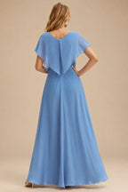 Rutipo Dusty Blue Sheath Strapless Satin Mini Homecoming Dress with Floral Beaded Corset Bodice