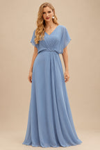 Rutipo Dusty Blue Sheath Strapless Satin Mini Homecoming Dress with Floral Beaded Corset Bodice
