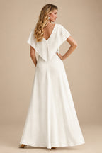 Rutipo Ivory Sheath Strapless Satin Mini Homecoming Dress with Floral Beaded Corset Bodice