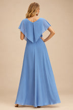 Rutipo Dusty Blue Sparkly Hotfix Silk like Satin Bodycon Mini Homecoming Dress Corset Bodice