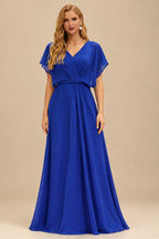 Rutipo Royal Blue Sparkly Hotfix Silk like Satin Bodycon Mini Homecoming Dress Corset Bodice