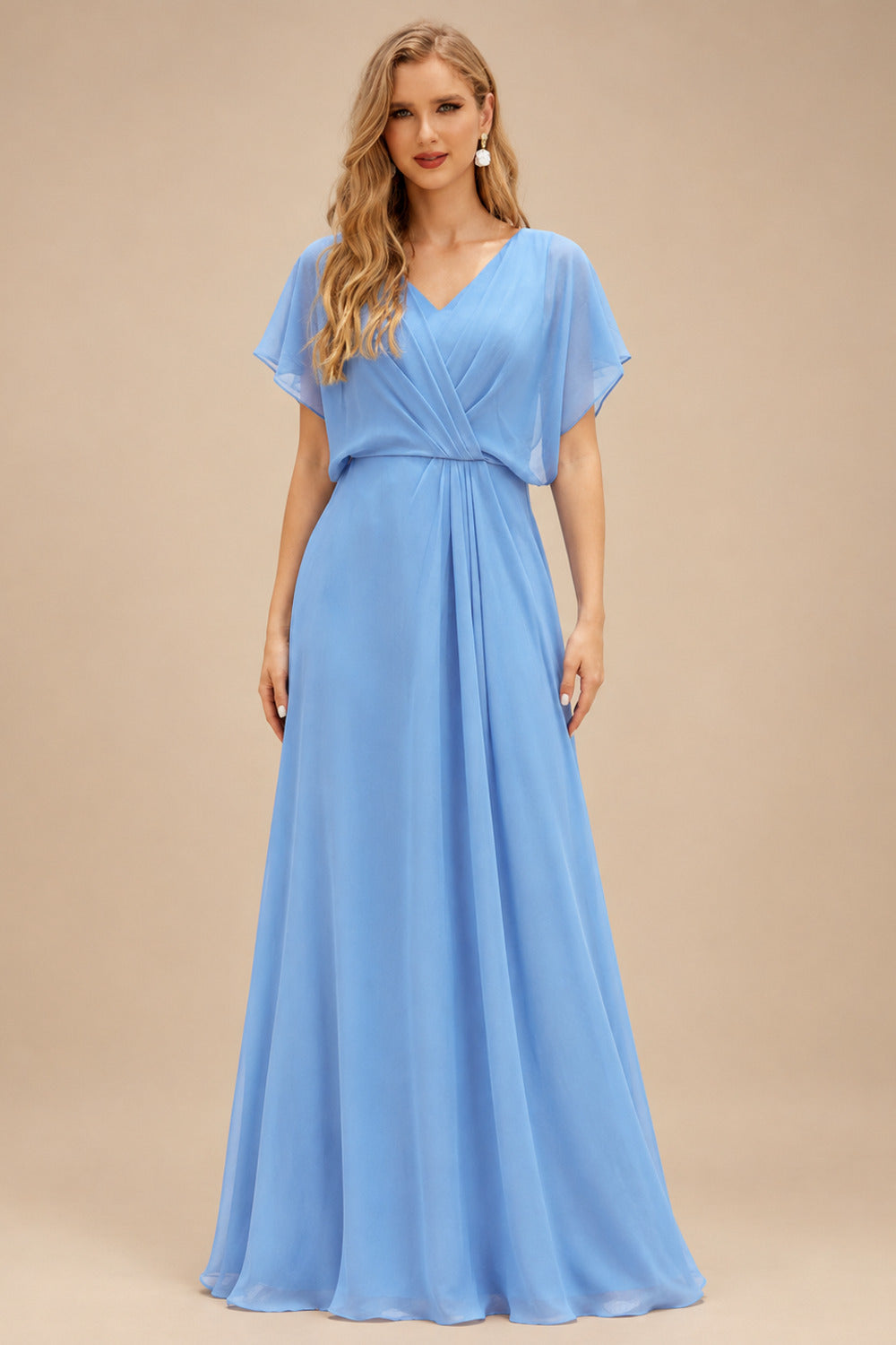 Rutipo Sky Blue Sheath Floral Beaded Tulle Mini Homecoming Dress with Spaghetti Straps