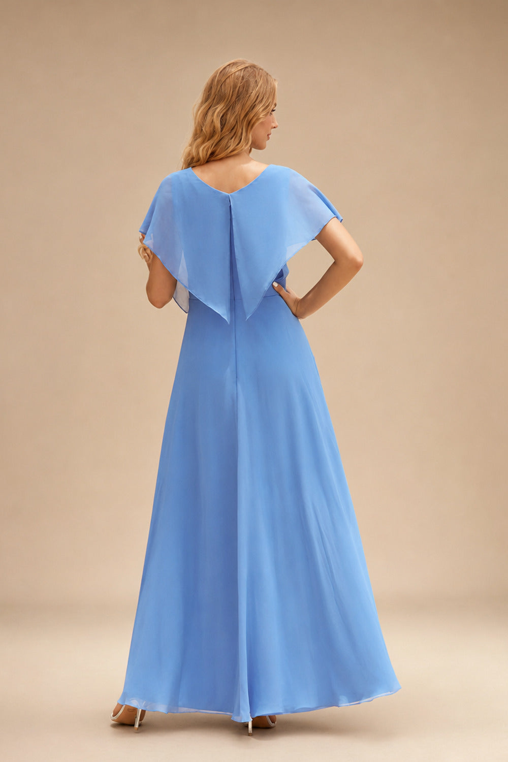 Rutipo Sky Blue Sheath Floral Beaded Tulle Mini Homecoming Dress with Spaghetti Straps