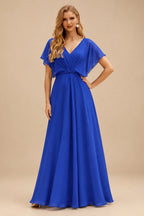 Rutipo Royal Blue Sheath Strapless Beaded Sequin Corset Silk like Satin Mini Homecoming Dress