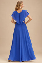 Rutipo Royal Blue A-line Strapless Sweetheart Corset Lace Homecoming Dress with Pleated