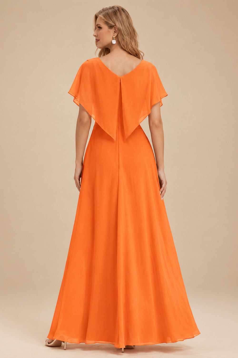 Rutipo Orange A-line Sparkly Strapless Ruched Corset Ruffle Homecoming Dress