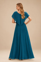 Rutipo Peacock A-line Sparkly Strapless Ruched Corset Ruffle Homecoming Dress