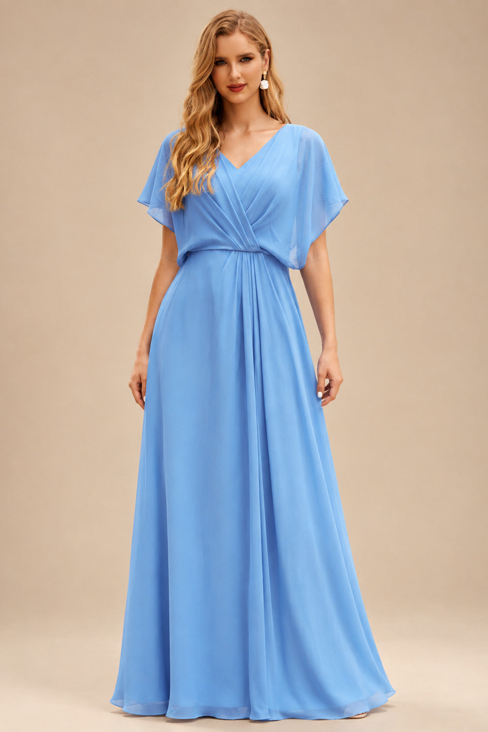 Rutipo Sky Blue A-line Sparkly Strapless Ruched Corset Ruffle Homecoming Dress