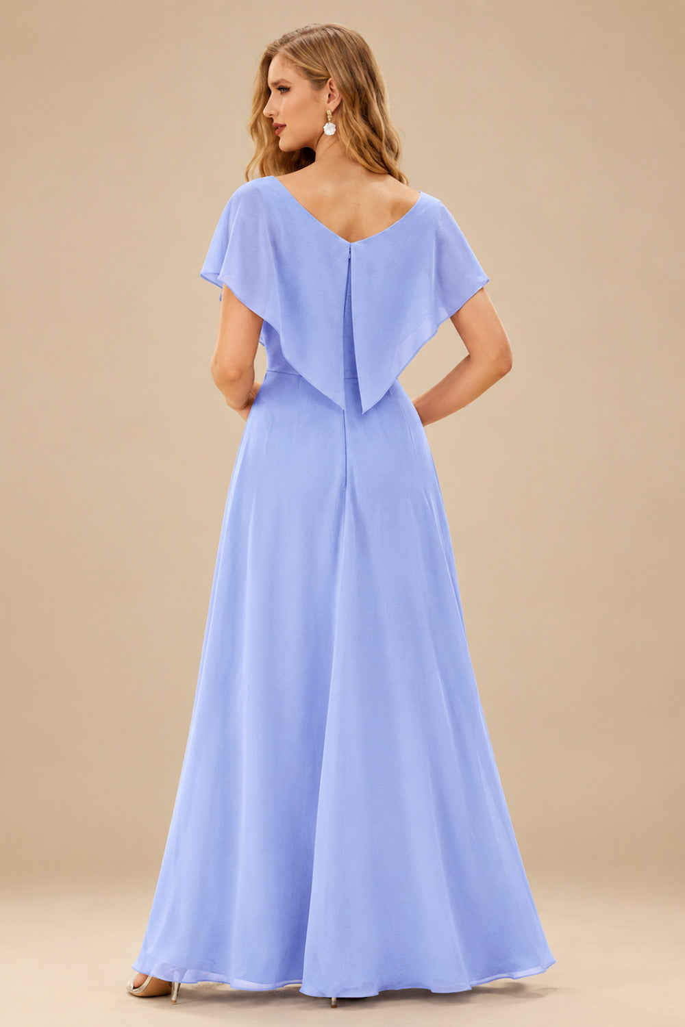 Rutipo Lavender A-line Crystal Strapless Corset Satin Tiered Ruffle Homecoming Dress