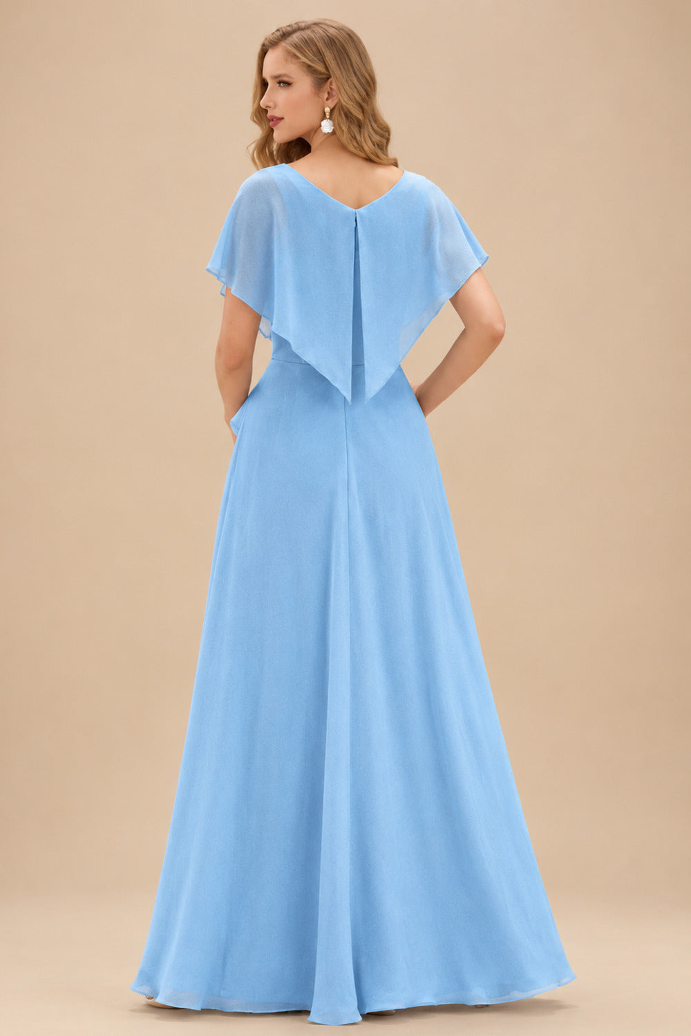 Rutipo Light Blue A-line Crystal Strapless Corset Satin Tiered Ruffle Homecoming Dress