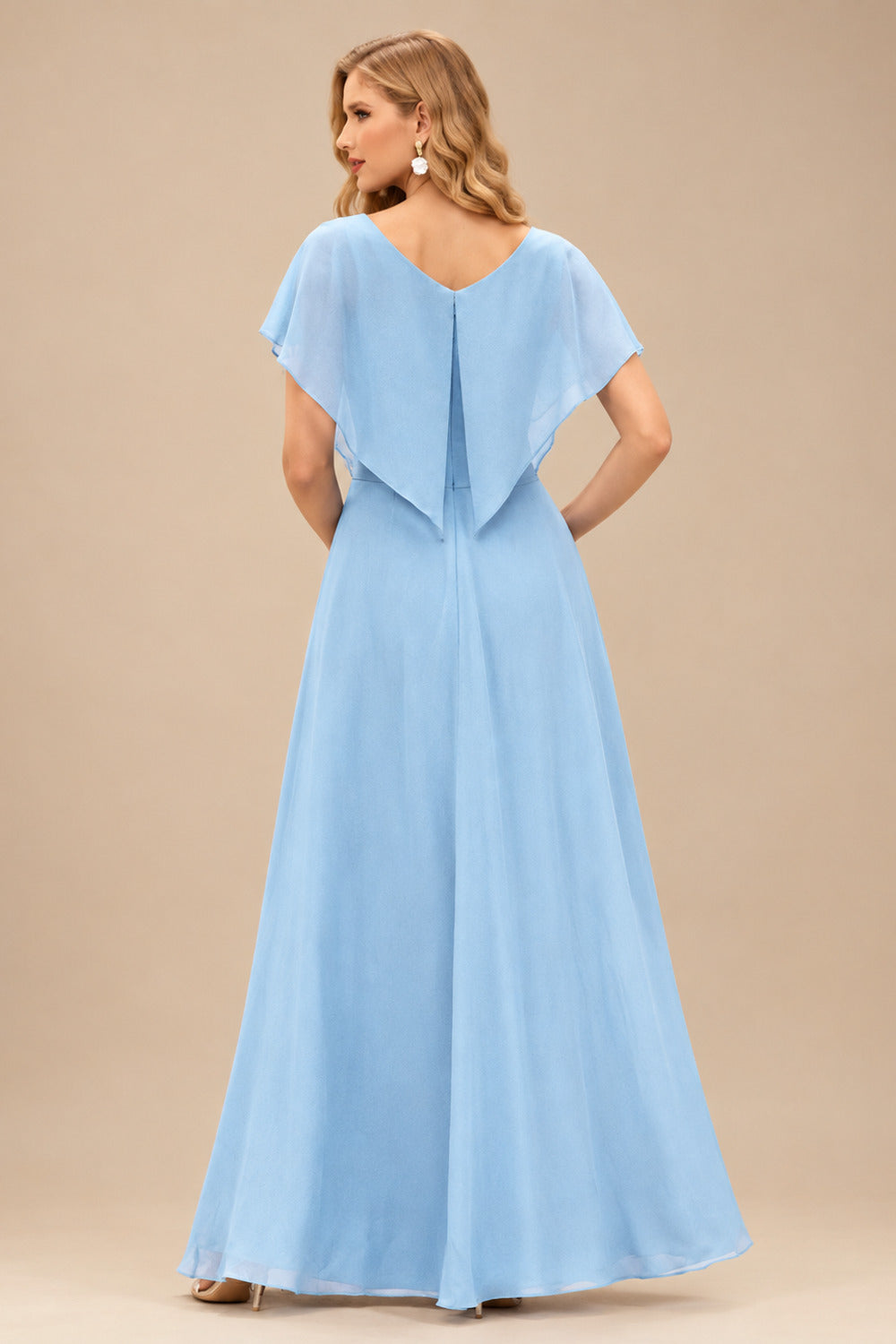 Rutipo Light Blue A-line Crystal Strapless Corset Satin Tiered Ruffle Homecoming Dress