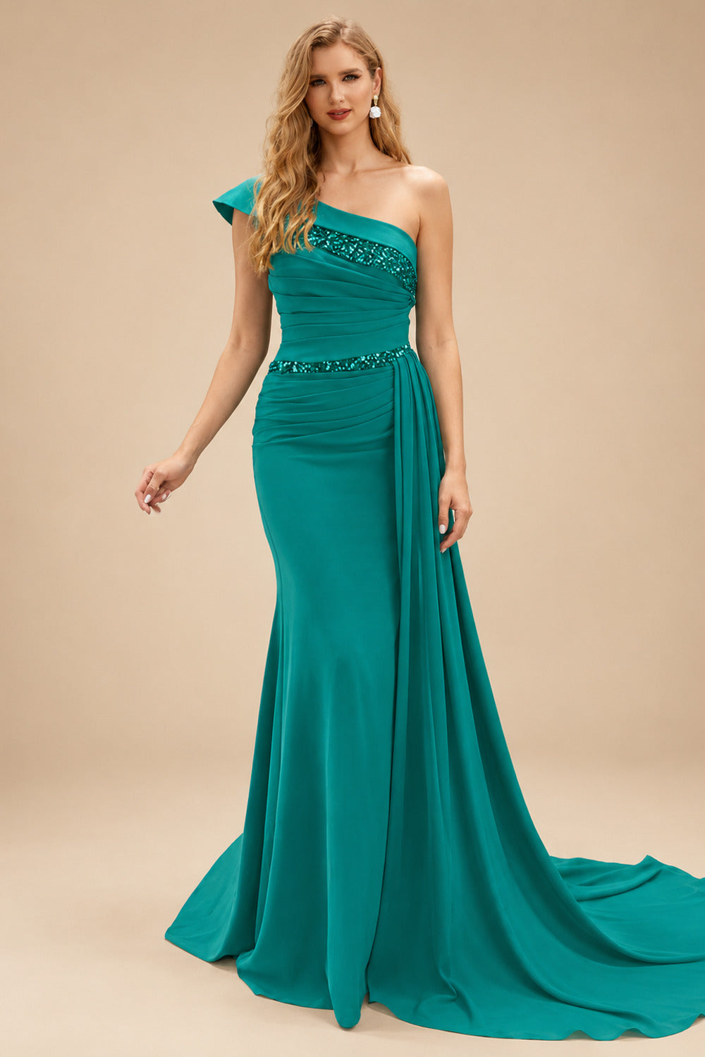 Rutipo Jade Sheath/Column Chiffon Mother Of The Bride Dresses With High Split