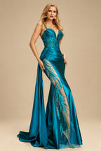Rutipo As Picture Sexy Sweetheart Trumpet/Mermaid Sparkly Lace Prom Dresses