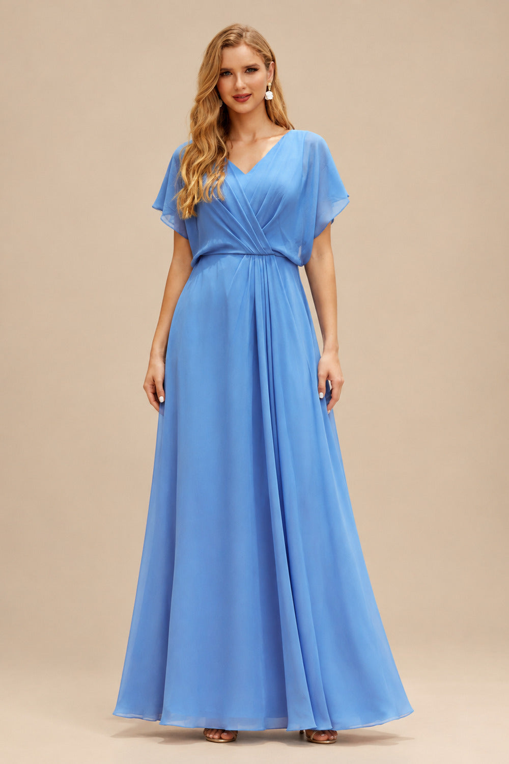 Rutipo As Picture Sheath Scoop Neck Long Sleeves Sweep Train Silk Like Satin Prom Dresses With High Split