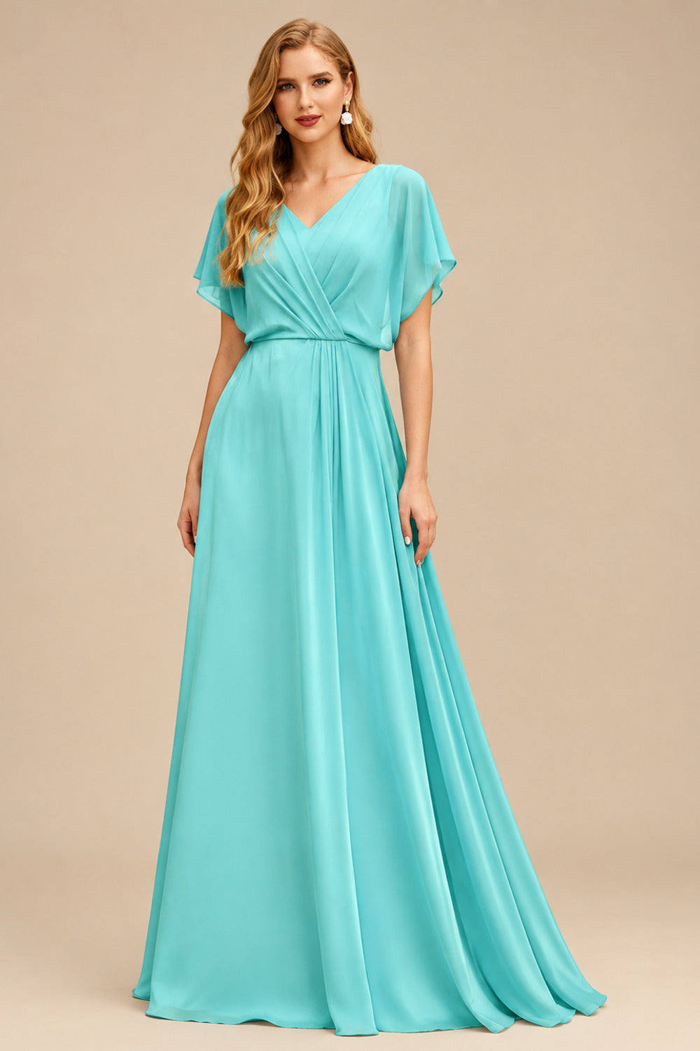 Rutipo Spa Sparkle Bejeweled Plunge Neck One-Shoulder Matte Satin Prom Dresses With Front Slit