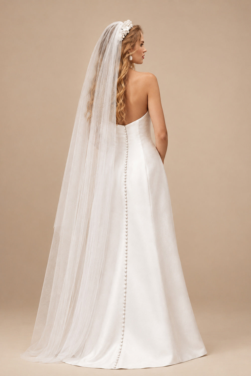 Rutipo Ivory Trumpet/Mermaid Vintage Sweetheart Wedding Dresses With Organza